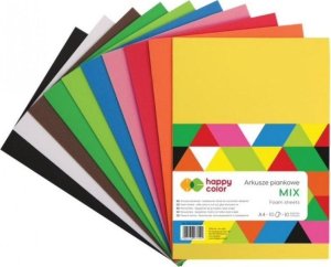 Happy Color Arkusze piankowe mix A4 8szt HAPPY COLOR 10