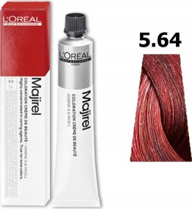 L’Oreal Paris L'Oreal Professionnel, Majirouge, Permanent Hair Dye, 5.64 Light Chestnut Red Copper, 50 ml For Women 1