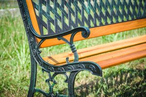 Elior Ławka drewniana ogrodowa z oparciem 13