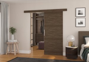 vidaXL Durys nišai ADRK Furniture Daan 96, rudos 1
