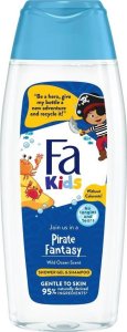 Fa Kids Pirate Fantasy żel pod prysznic i szampon o zapachu dzikiego oceanu 400ml 1