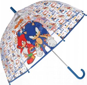 Kids Euroswan Parasolka przezroczysta automatyczna 48cm poliester Sonic The Hedgehog SN7152MC Kids Euroswan 1