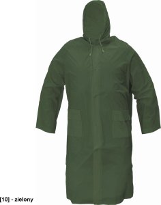 Kurtka męska CERVA IRWELL - PŁASZCZ PRZECIWDESZCZOWY Z KAPTUREM, - zielony XXL 2