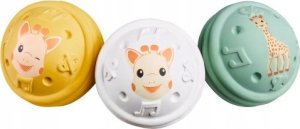 Vulli zestaw zabawek rozwijających słuch, HEARING, zielony, biały, żółty, 3 miesiące+, 3 szt., 010504 2