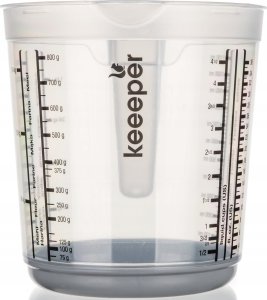 Lumarko Dzbanek Z Miarką I Funkcją Antypoślizgową 1l Nordic Grey (10491) Lumarko! 2