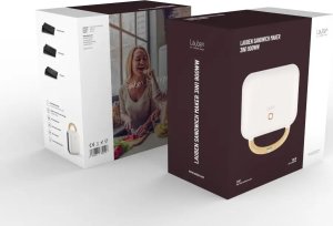 Opiekacz Lauben Lauben Sandwich Maker 3in1 900WW 25