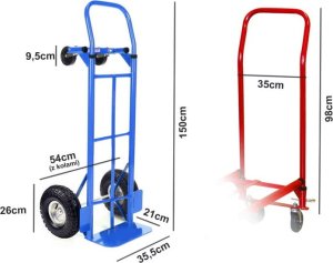 Topex Wózek rozkładany transportowy 2w1 Udżwig 250kg 6