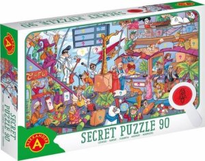Alexander Puzzle obserwacyjne Lotnisko + lupa 90 elementów 1