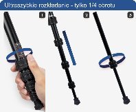 Statyw Fotopro Statyw Fotopro X-go HR Pro z głowicą kulową FPH-52Q - czarny 9