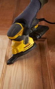 Szlifierka Stanley Mimiośrodowa Delta V20 SFMCW221D1S 3