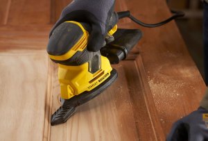 Szlifierka Stanley Mimiośrodowa Delta V20 SFMCW221D1S 7