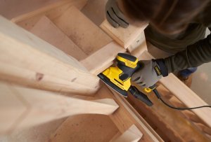 Szlifierka Stanley Mimiośrodowa Delta V20 SFMCW221D1S 10