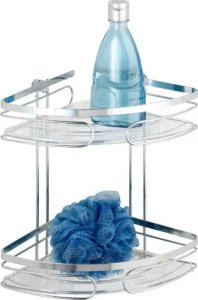 Wenko Narożna półka łazienkowa PREMIUM, 2 poziomy - stal nierdzewna, WENKO 4