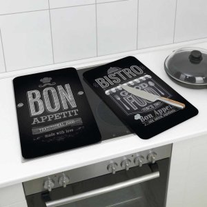 Wenko Szklane płyty ochronne BON APPETIT na kuchenkę – 2 sztuki, WENKO, 11