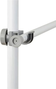 Wenko Stelaż do wieszania ubrań Herkules Basic, garderoba, 2 poziomy, regulowana wysokość oraz szerokość, metalowy, biały, marka WENKO 9