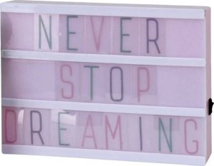 Home Styling Collection Tablica podświetlana z literami, LED, 21 x 16 cm 2