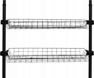 Wenko Koszyk do garderoby, szafy HERKULES 2 sztuki, 83 x 38 x 8 cm, WENKO 1