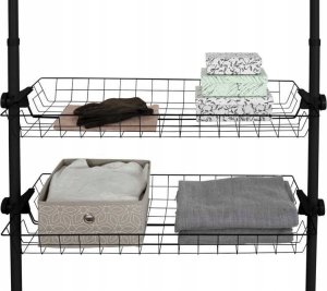 Wenko Koszyk do garderoby, szafy HERKULES 2 sztuki, 83 x 38 x 8 cm, WENKO 4