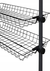 Wenko Koszyk do garderoby, szafy HERKULES 2 sztuki, 83 x 38 x 8 cm, WENKO 6