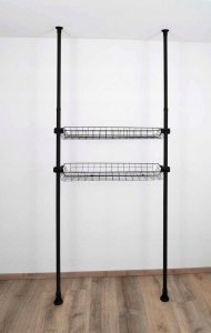 Wenko Koszyk do garderoby, szafy HERKULES 2 sztuki, 83 x 38 x 8 cm, WENKO 9