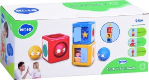 HOLA Kolorowa Piramida sorter Wieża układanka ZA4538 11