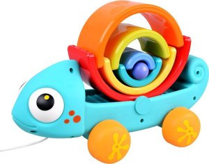 HOLA Tęczowy kameleon układanka montessori 18m+ ZA4532 2