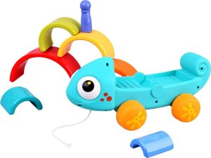 HOLA Tęczowy kameleon układanka montessori 18m+ ZA4532 3
