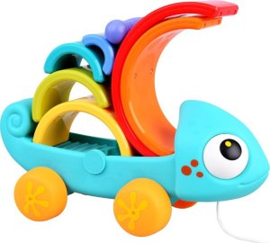 HOLA Tęczowy kameleon układanka montessori 18m+ ZA4532 5