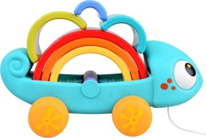 HOLA Tęczowy kameleon układanka montessori 18m+ ZA4532 8