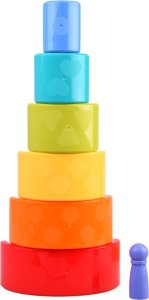 HOLA Tęczowy kameleon układanka montessori 18m+ ZA4532 10