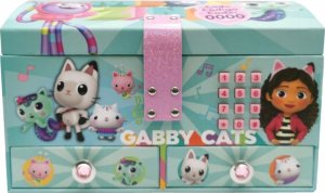 Kids Euroswan Szkatułka na biżuterię Koci Domek Gabi na kod z efektami dźwiękowymi GD00041 Kids Euroswan 3