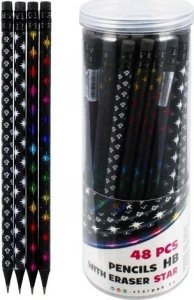 Starpak Ołówek okr±gły z gumk± HB Star (48szt) 5