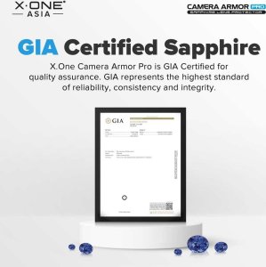 X-One Szkło szafirowe X-ONE na obiektyw aparatu Camera Armor Pro - do iPhone 15 Pro/15 Pro Max 4