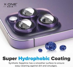 X-One Szkło szafirowe X-ONE na obiektyw aparatu Camera Armor Pro - do iPhone 15 Pro/15 Pro Max 6