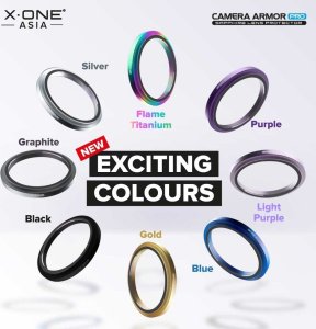 X-One Szkło szafirowe X-ONE na obiektyw aparatu Camera Armor Pro - do iPhone 15 Pro/15 Pro Max 10