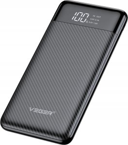 Powerbank 4kom.pl VEGER powerbank 10 000 mAh L11 (W1087) czarny 9