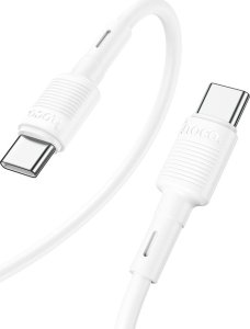 Kabel USB Hoco HOCO kabel Typ C do Typ C PD 3A 60W X83 1 m biały 1