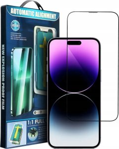 Partner Tele.com 5D Full Glue Tempered Glass - do iPhone X czarny + aplikator 1