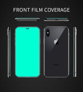 X-One Szkło hartowane X-ONE Full Cover Extra Strong Crystal Clear - do iPhone 13/13 Pro/14 (full glue) czarny 4