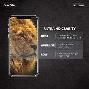 X-One Szkło hartowane X-ONE Full Cover Extra Strong Crystal Clear - do iPhone 13/13 Pro/14 (full glue) czarny 6