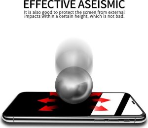 X-One Szkło hartowane X-ONE Full Cover Extra Strong Crystal Clear - do iPhone 13/13 Pro/14 (full glue) czarny 8