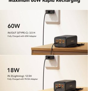 Powerbank Veger W5001C 56000 mAh Czarny 6