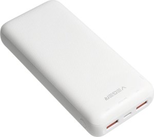 Powerbank 4kom.pl VEGER powerbank 20 000 mAh PD QC3.0 2A 20W L20S (VP2039PD / W2039PD) biały 1