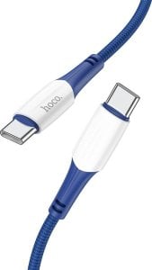 Kabel USB Hoco HOCO kabel Typ C do Typ C PD 3A 60W X70 1 m niebieski 1