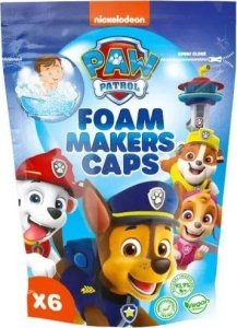 Paw Patrol Paw Patrol Foam Makers Caps pianotwory do kąpieli 6x16g 1