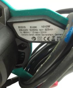 Mieszarka Collomix COLLOMIX MIXER X1010 HF BLACK 1010W WITH MIXER WK 120 HF 5