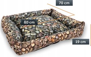 Kadax Legowisko Dla Psa Kota Kanapa Materiałowe 80x70 cm 2