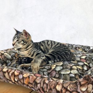 Kadax Legowisko Dla Psa Kota Kanapa Materiałowe 80x70 cm 5