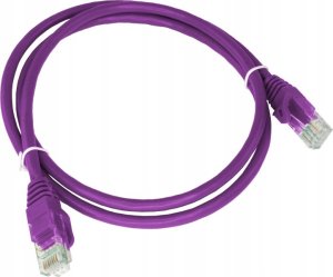 Alantec Patch-cord ALANTEC kat.6A U/UTP fioletowy 0,5m LSOH 1