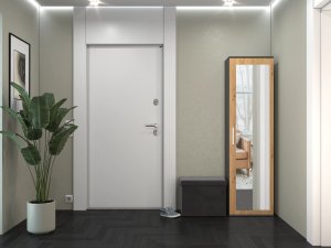 Topeshop Duo Szafa Z Lustrem Antracyt/artisan 2